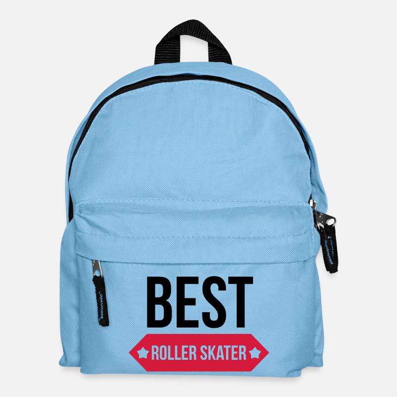 Inlineskaten / Rollschuhlaufen / Roller Skating - Kinder Rucksack - Hellblau