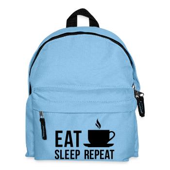 Kaffee - Kinder Rucksack - Hellblau - Vorne