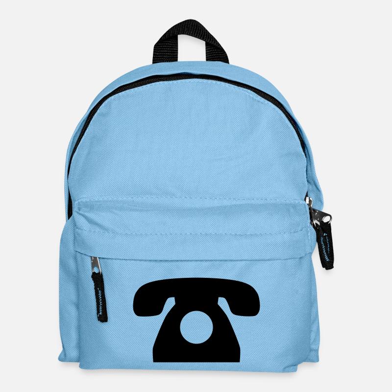 Telefon - Kinder Rucksack - Hellblau
