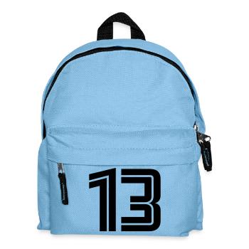 13 - Kinder Rucksack - Hellblau - Vorne