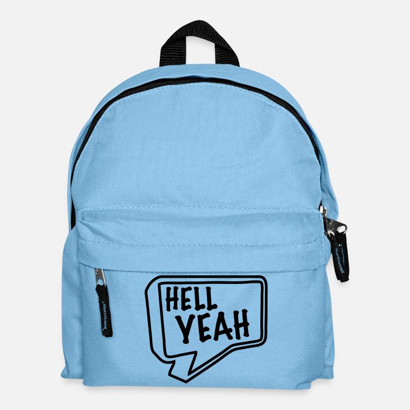 hell yeah - Kinder Rucksack - Hellblau