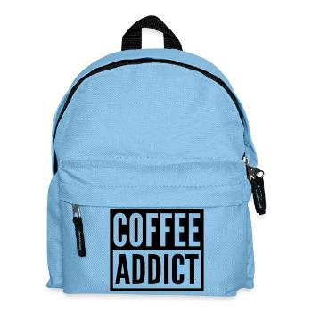 coffee addict - Kids' Backpack - light blue - Front