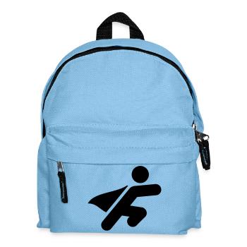 Superhero Symbol - Kinder Rucksack - Hellblau - Vorne