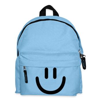 Smiley - Kinder Rucksack - Hellblau - Vorne