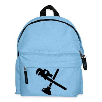 plombier - Sac à dos Enfant - bleu clair - Devant