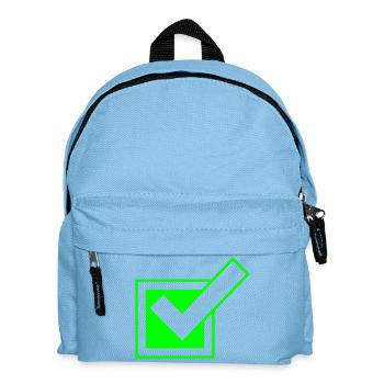 Tick Tick icon - Kids' Backpack - light blue - Front