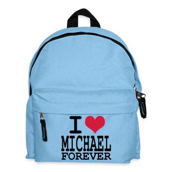 i love michael for ever - Kids' Backpack - light blue - Front