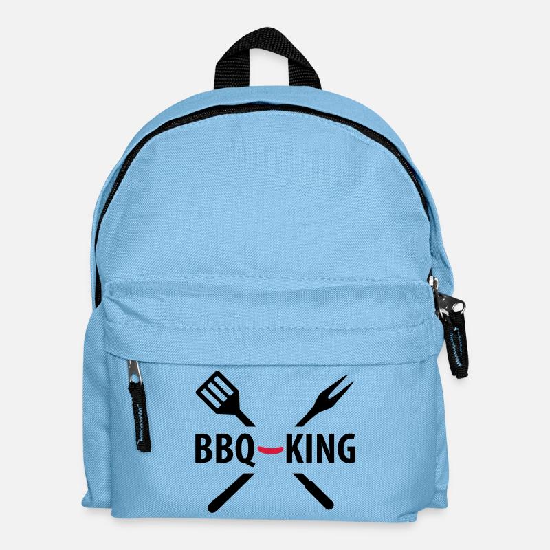bbq king - Kids' Backpack - light blue