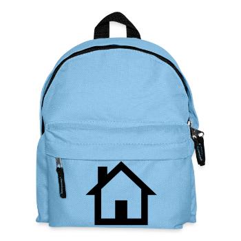 Haus - Kinder Rucksack - Hellblau - Vorne