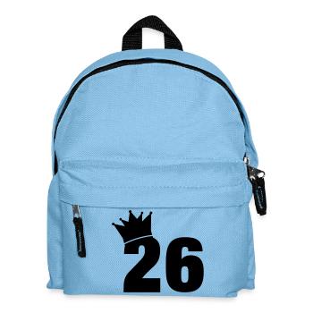 26_krone_f1 - Kinder Rucksack - Hellblau - Vorne