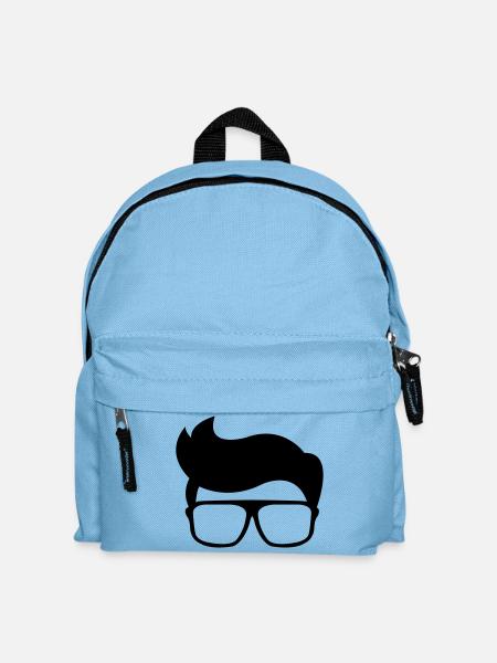 nerd - Kinder Rucksack - Hellblau