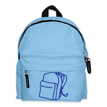 Backpack Space Storage Gift School Idea Child - Kids' Backpack - light blue - Front