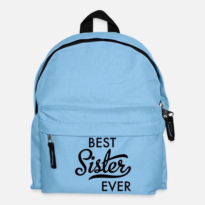 Beste Schwester - Kinder Rucksack - Hellblau