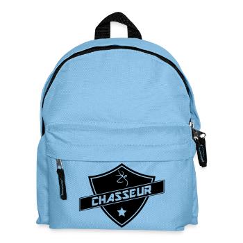 blason chasseur - Sac à dos Enfant - bleu clair - Devant