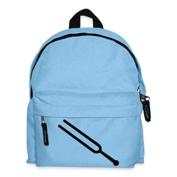 music tuning fork - Kids' Backpack - light blue - Front
