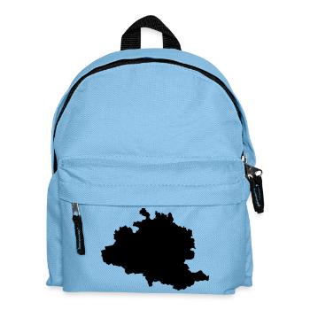 Ariège carte Ariégeoise - Sac à dos Enfant - bleu clair - Devant