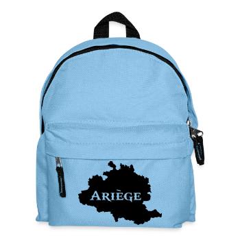 Ariège carte Ariégeoise - Sac à dos Enfant - bleu clair - Devant