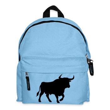 stier - Kinder Rucksack - Hellblau - Vorne