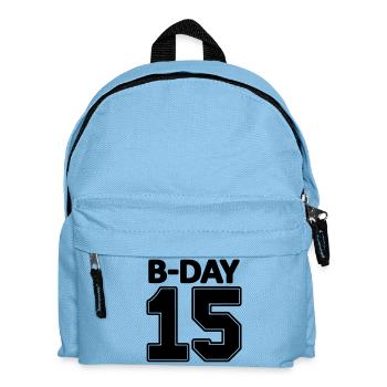 15 ans / numéro numéro 15 anniversaire du Collège - Sac à dos Enfant - bleu clair - Devant