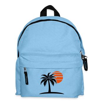 Palm Tree Sun Island - Sac à dos Enfant - bleu clair - Devant