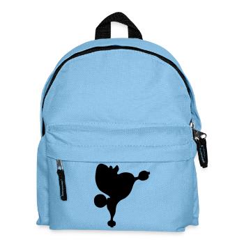 Poodle - Kids' Backpack - light blue - Front
