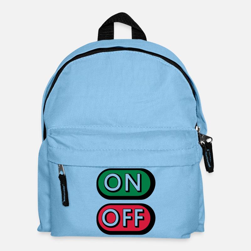 On Off Buttons - Sac à dos Enfant - bleu clair