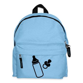 schnuller_und_flasche_f1 - Kinder Rucksack - Hellblau - Vorne