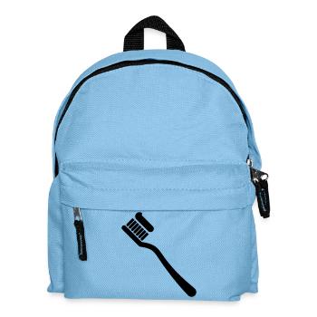 Zahnbürste - Kinder Rucksack - Hellblau - Vorne
