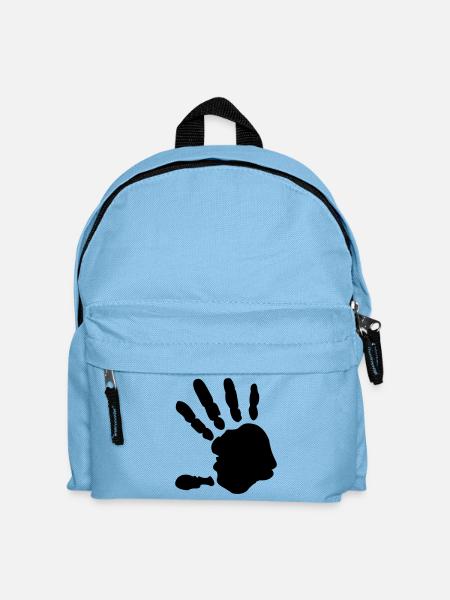 Hand - Kinder Rucksack - Hellblau
