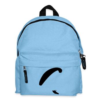 Gleitschirm Paragleiter - Kinder Rucksack - Hellblau - Vorne