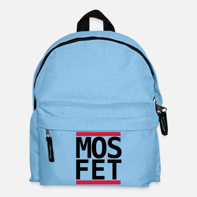 Mosfet Electronics Fans Run Design - Sac à dos Enfant - bleu clair