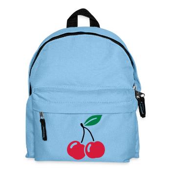 kirschen_ak3 - Kinder Rucksack - Hellblau - Vorne