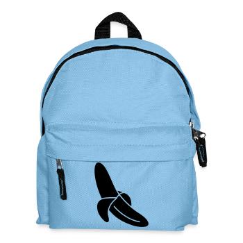 Banane - Kinder Rucksack - Hellblau - Vorne