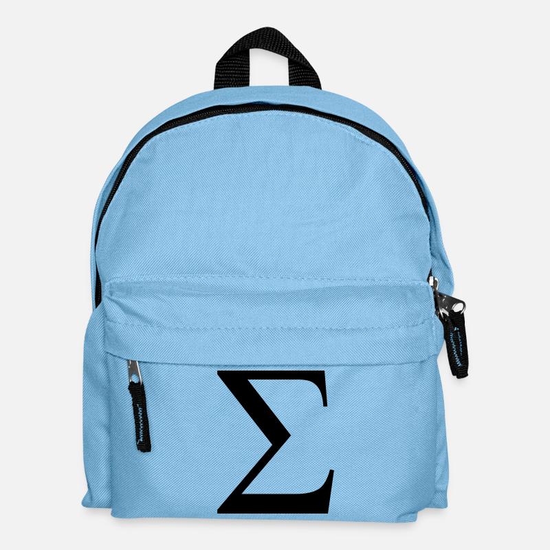 sigma greek - Kids' Backpack - light blue
