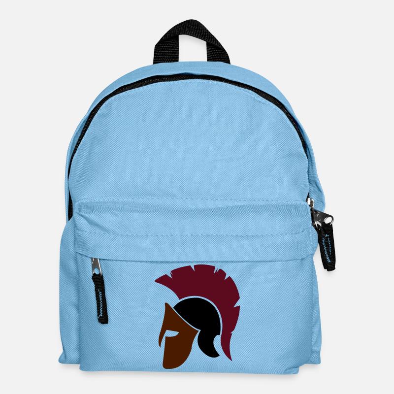 sparta_helm_2 - Kinder Rucksack - Hellblau