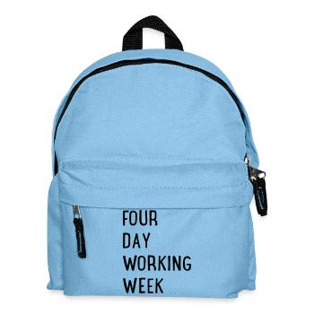 4 jours par semaine - Sac à dos Enfant - bleu clair - Devant