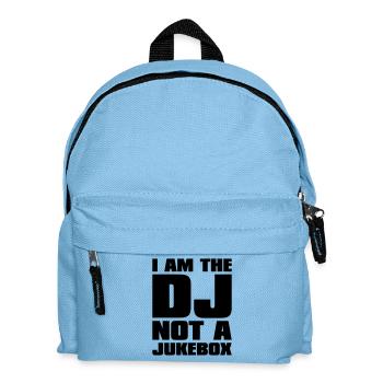 DJ - I am the DJ not a jukebox - Kids' Backpack - light blue - Front