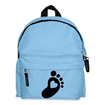 Baby foot - Kids' Backpack - light blue - Front
