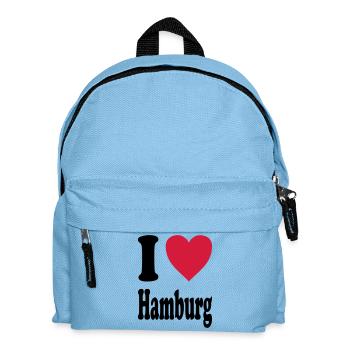 J'adore Hambourg - Sac à dos Enfant - bleu clair - Devant