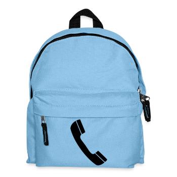 Telefon - Kinder Rucksack - Hellblau - Vorne