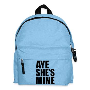 Aye She's Mine - Kids' Backpack - light blue - Front