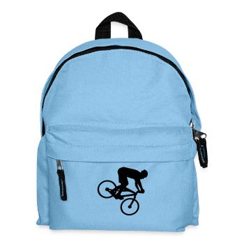 downhill mtb mountain biker - Sac à dos Enfant - bleu clair - Devant