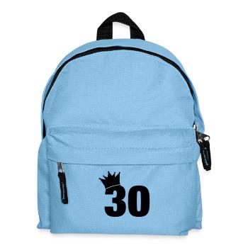 30_krone_f1 - Kinder Rucksack - Hellblau - Vorne