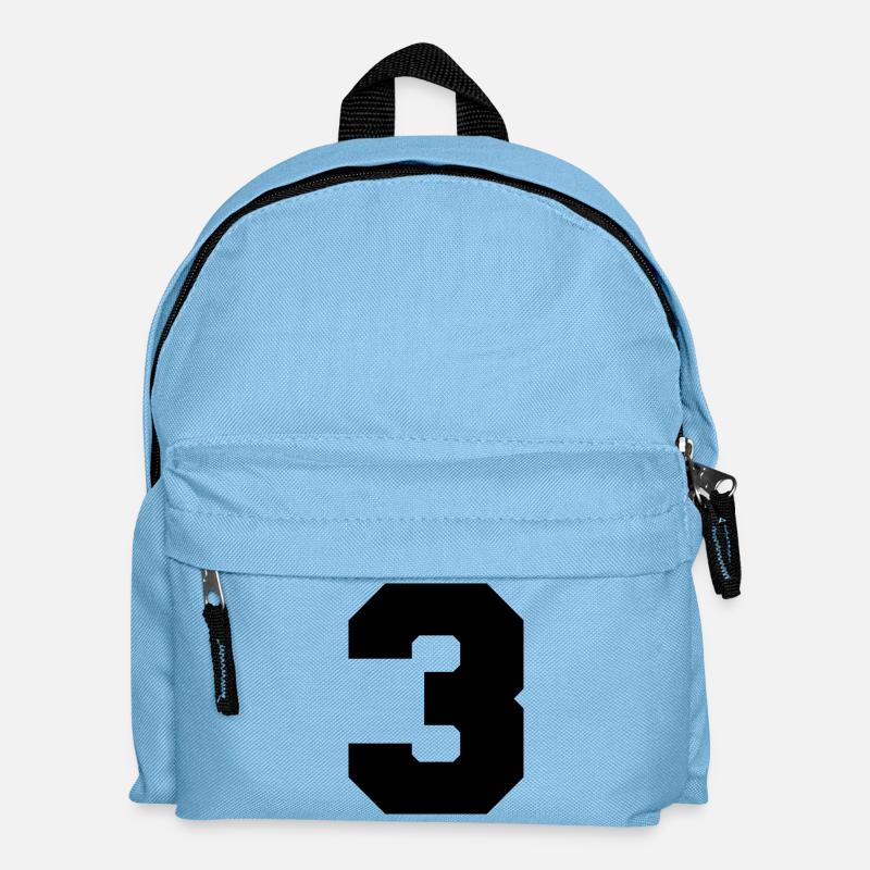 3 - Kinder Rucksack - Hellblau