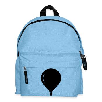 Heißluftballon - Kinder Rucksack - Hellblau - Vorne