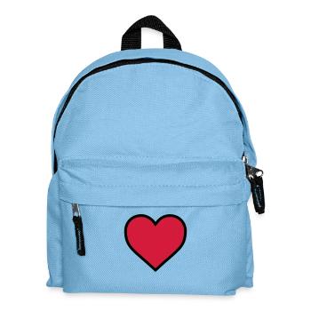 coeur - Sac à dos Enfant - bleu clair - Devant