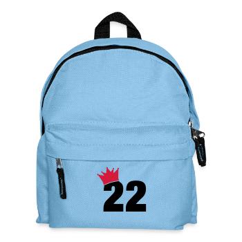 22_krone_f2 - Kids' Backpack - light blue - Front