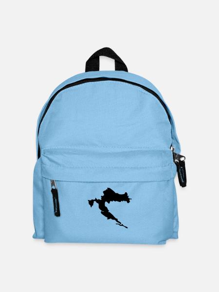 Croatia - Kinder Rucksack - Hellblau