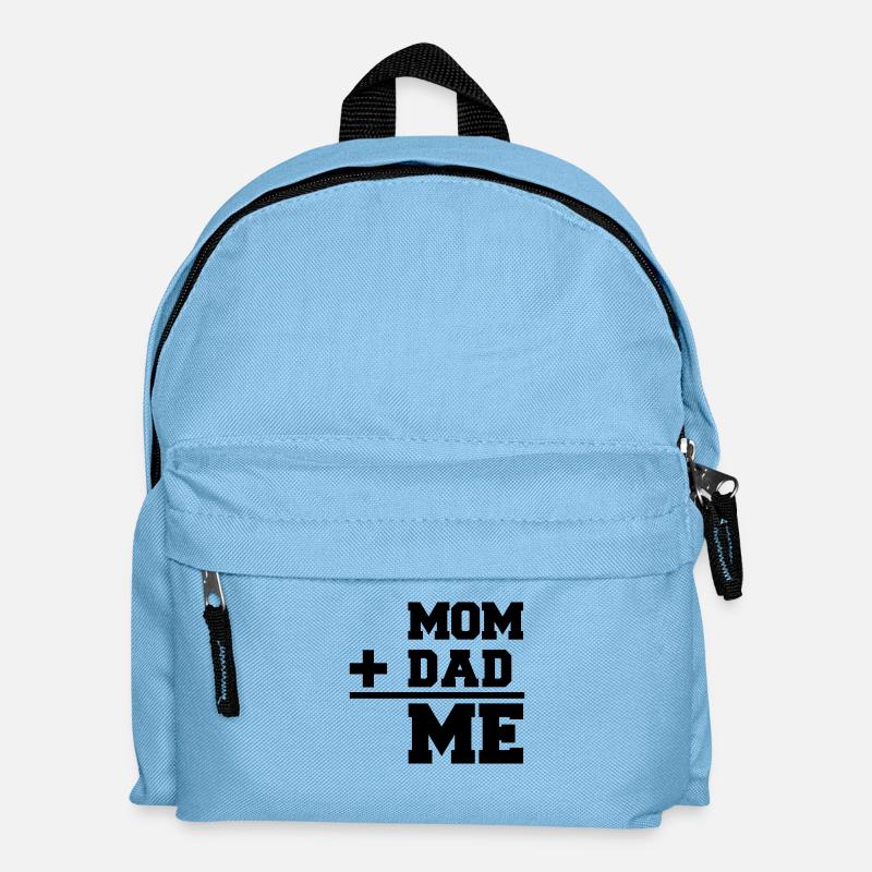 Mom Dad Me - Kinder Rucksack - Hellblau