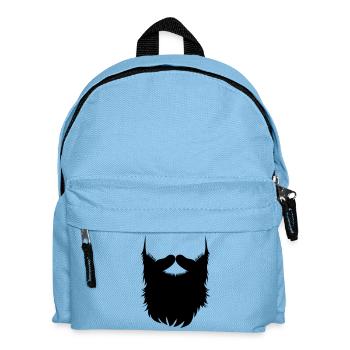 Hipster Beard Vector - Kinder Rucksack - Hellblau - Vorne